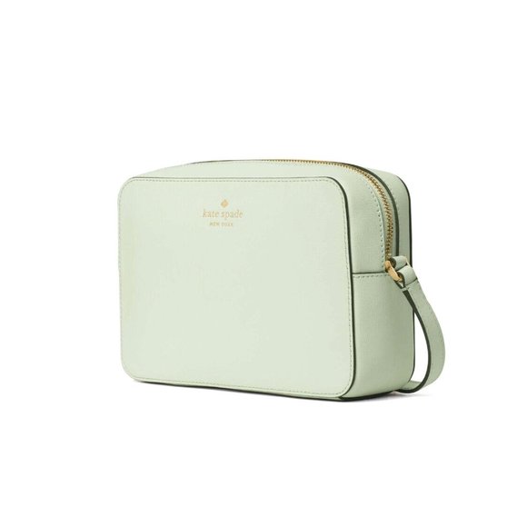 New Kate Spade Harper Crossbody bag Leather  Light Olive - Picture 4 of 5